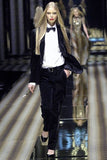 D&G by Dolce & Gabbana Velvet Satin Stitch Tuxedo Suit FW2007
