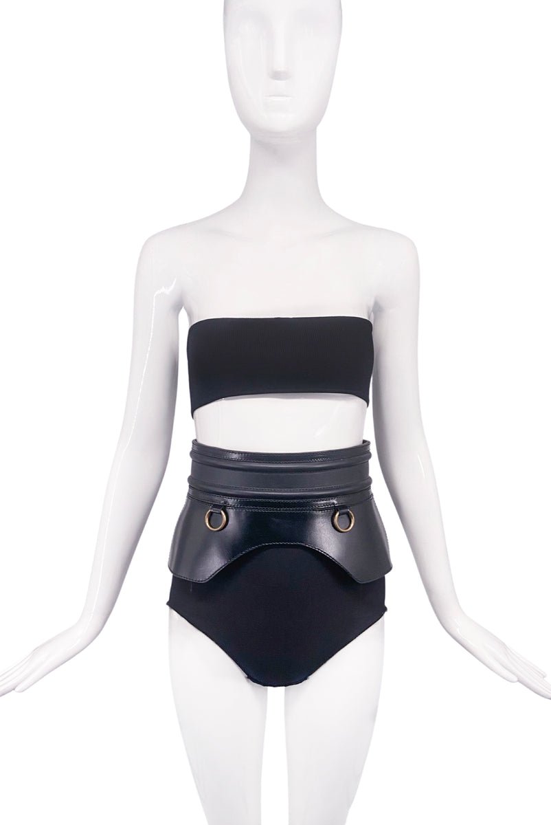 NWT Alexander McQueen Wide Waist Leather Corset Bustle Metal Ring Belt M 90-36 Alexander McQueen | Accessories | Nwt Alexander Mcqueen Wide  main image 2