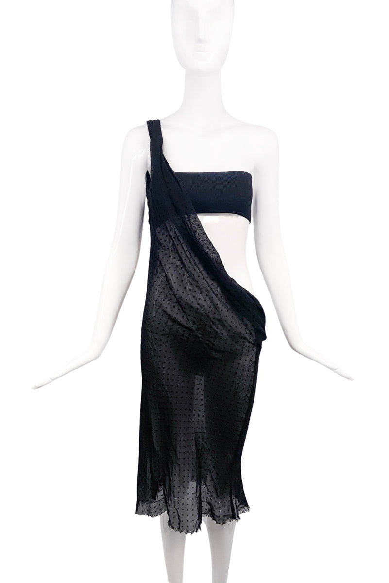 ann demeulemeester off the shoulder dresses WOMAN DRESSES Ann Demeulemeester