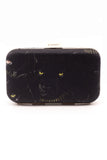 Givenchy Black Panther Minaudière Clutch with Gold Hardware FW2011 - BOUTIQUE PURCHASE PRICE
