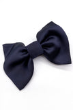 Lanvin Black Satin Oversize Bow Tie