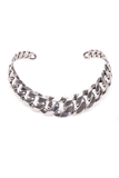 Alexander McQueen Silver Chain Collar Necklace