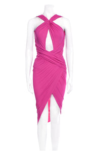 Alexandre Vauthier Pink Cut Out Cocktail Dress