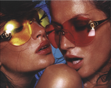 Dior by Galliano Orange Pilot Aviator Y2K Logo Sunglasses Spring 2000