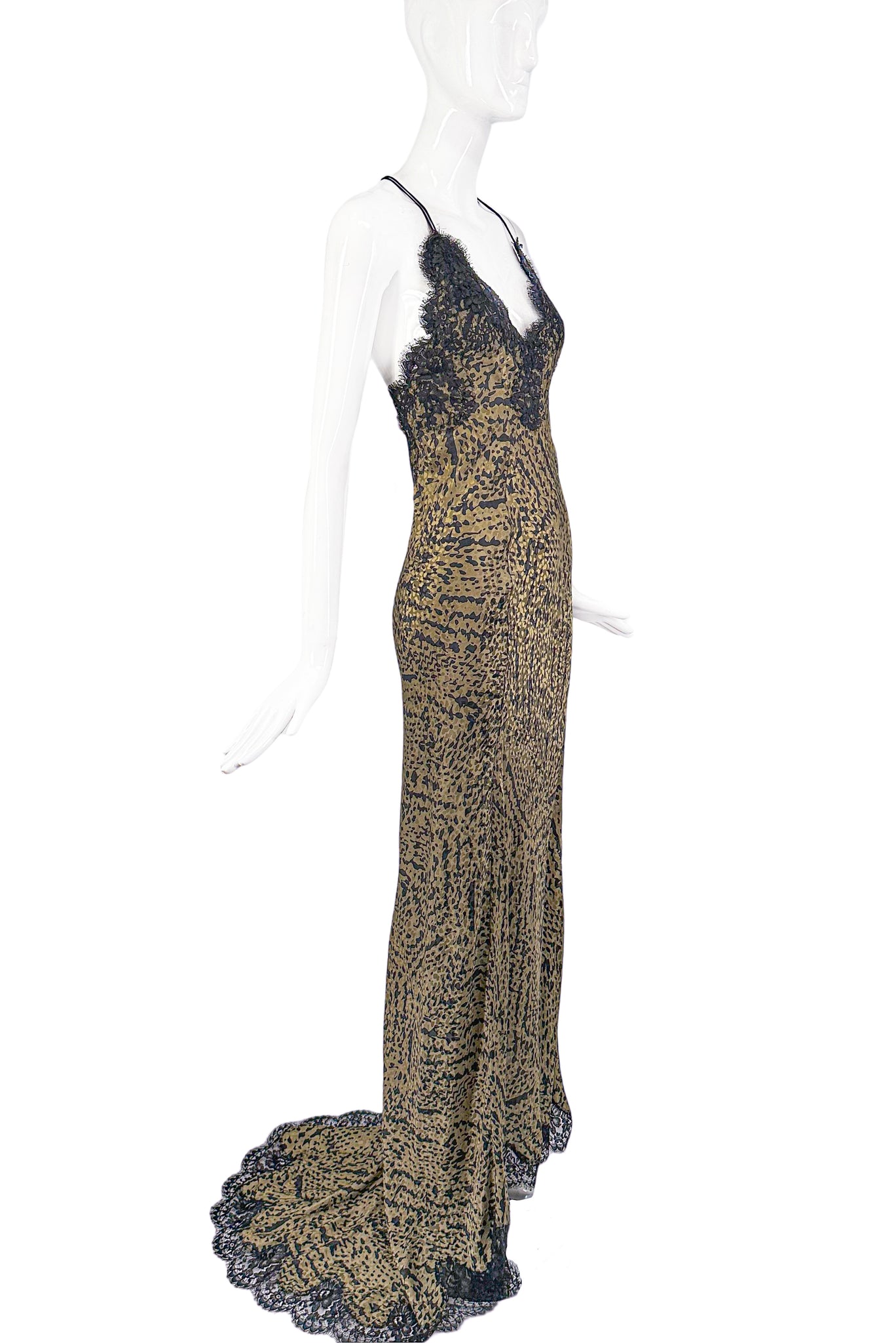 Redemption Paris Green Olive Leopard Camoflauge Black Lace Silk Slip D PaumLosAngeles Redemption Paris Green Olive Leopard Camoflauge Black Lace Silk Slip D PaumLosAngeles
