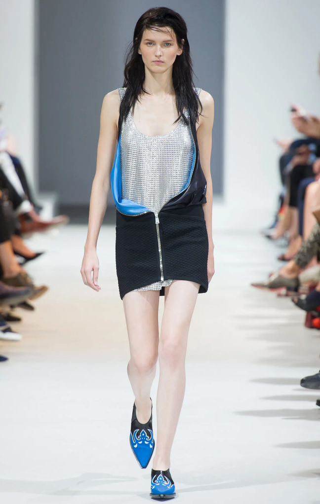 Paco Rabanne Silver Metal Mesh Chain Mail Tank Top Mini Dress Runway S PaumLosAngeles Paco Rabanne Silver Metal Mesh Chain Mail Tank Top Mini Dress Runway S PaumLosAngeles