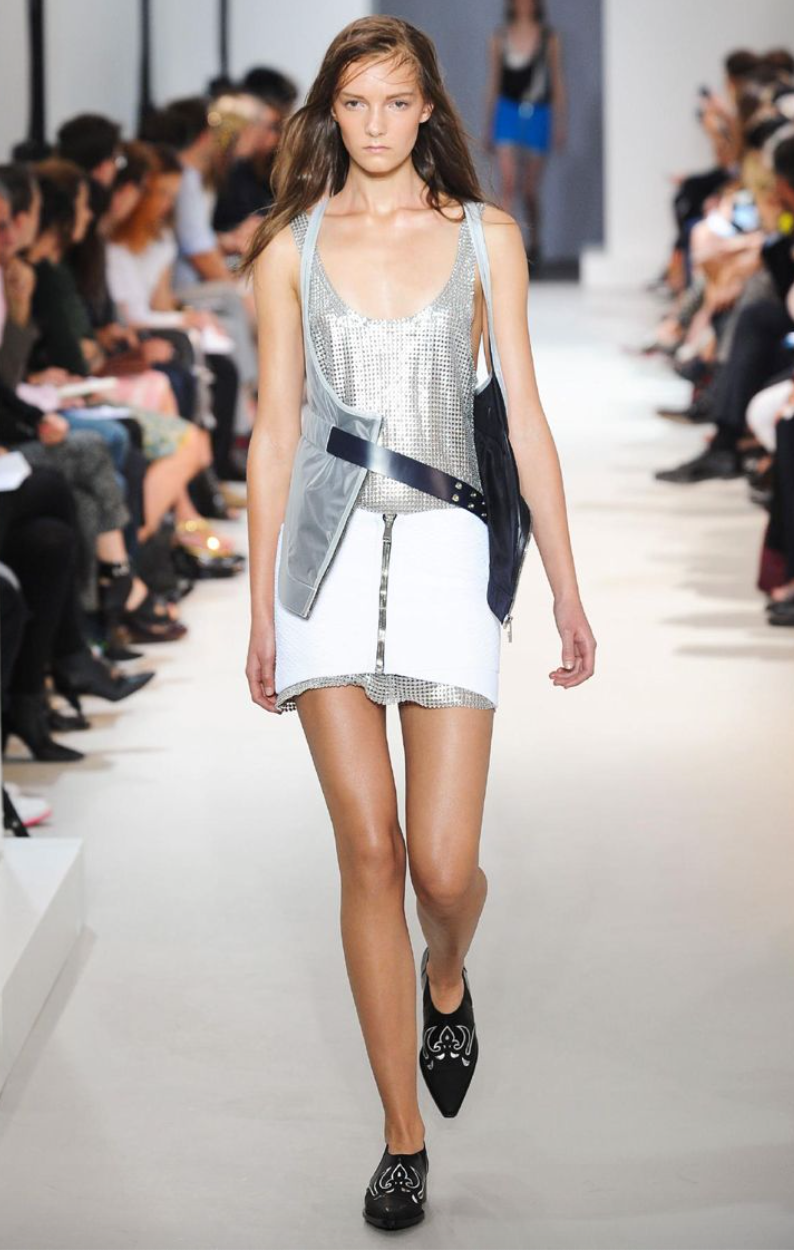 Paco Rabanne Silver Metal Mesh Chain Mail Tank Top Mini Dress Runway S –  PauméLosAngeles