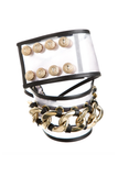 Balmain Gold Chain Clear Waist Belt Spring 2014