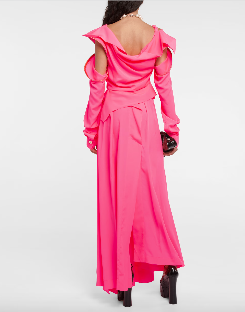 【レア】vivienne westwood ベロア　セットアップ　ピンク Vivienne Westwood - ❤️美品❤️ヴィヴィアンウエストウッド