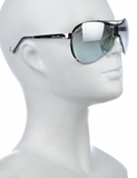 Christian Dior by John Galliano Clear Rodeo Drive Y2K Aviator Sunglasses