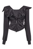 Vivienne Westwood Black Removable Sleeve Off Corset Top