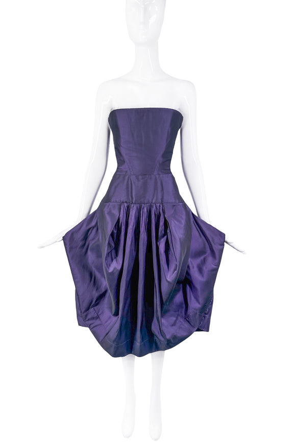 Vivienne Westwood Purple Corset Star Fish Dress Gown