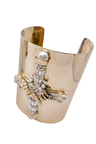 givenchygold_crosscuffbracelet
