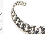 Alexander McQueen Silver Chain Collar Necklace