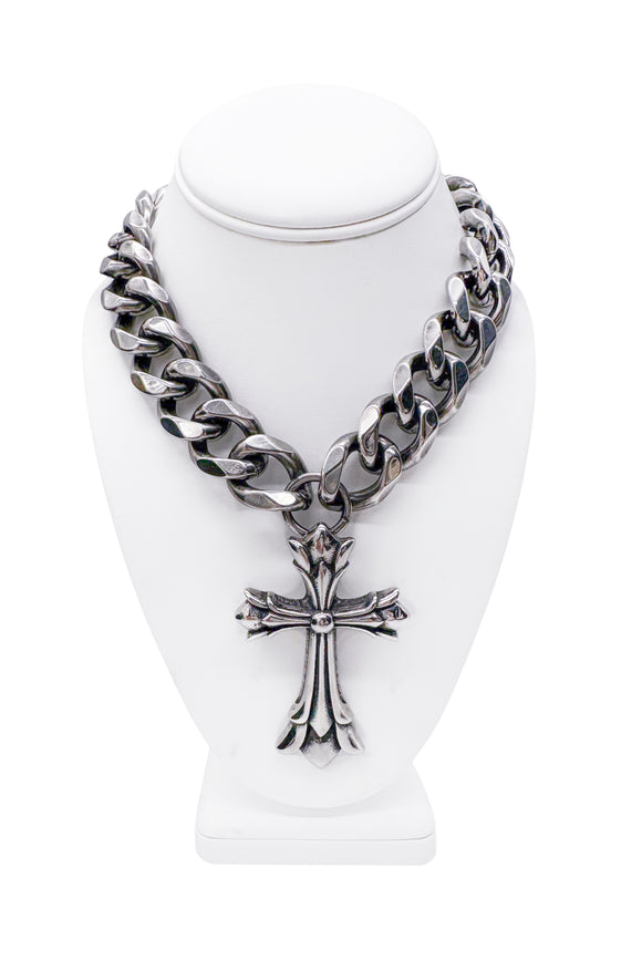3D Thick Double Nail Cross Pendant | Diamond cross pendants, Cross pendant,  Nails cross