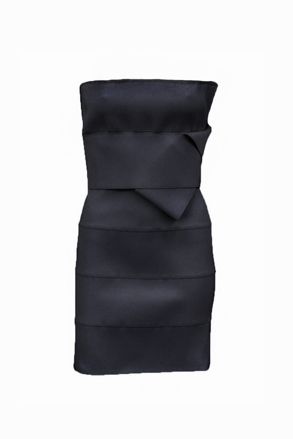 Yves Saint Laurent by Tom Ford Black Elastic Bandeau Strap Wrap Corset PaumLosAngeles Yves Saint Laurent by Tom Ford Black Elastic Bandeau Strap Wrap Corset PaumLosAngeles