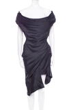 Vivienne Westwood Black Corset Off Shoulder Cocktail Dress