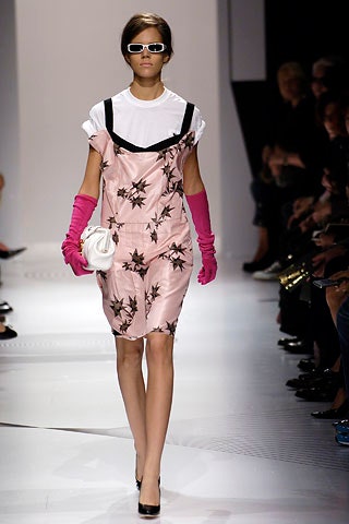 Miu Miu Pink Star Print "Freja" Dress Spring Summer 2006 PaumLosAngeles Miu Miu Pink Star Print "Freja" Dress Spring Summer 2006 PaumLosAngeles