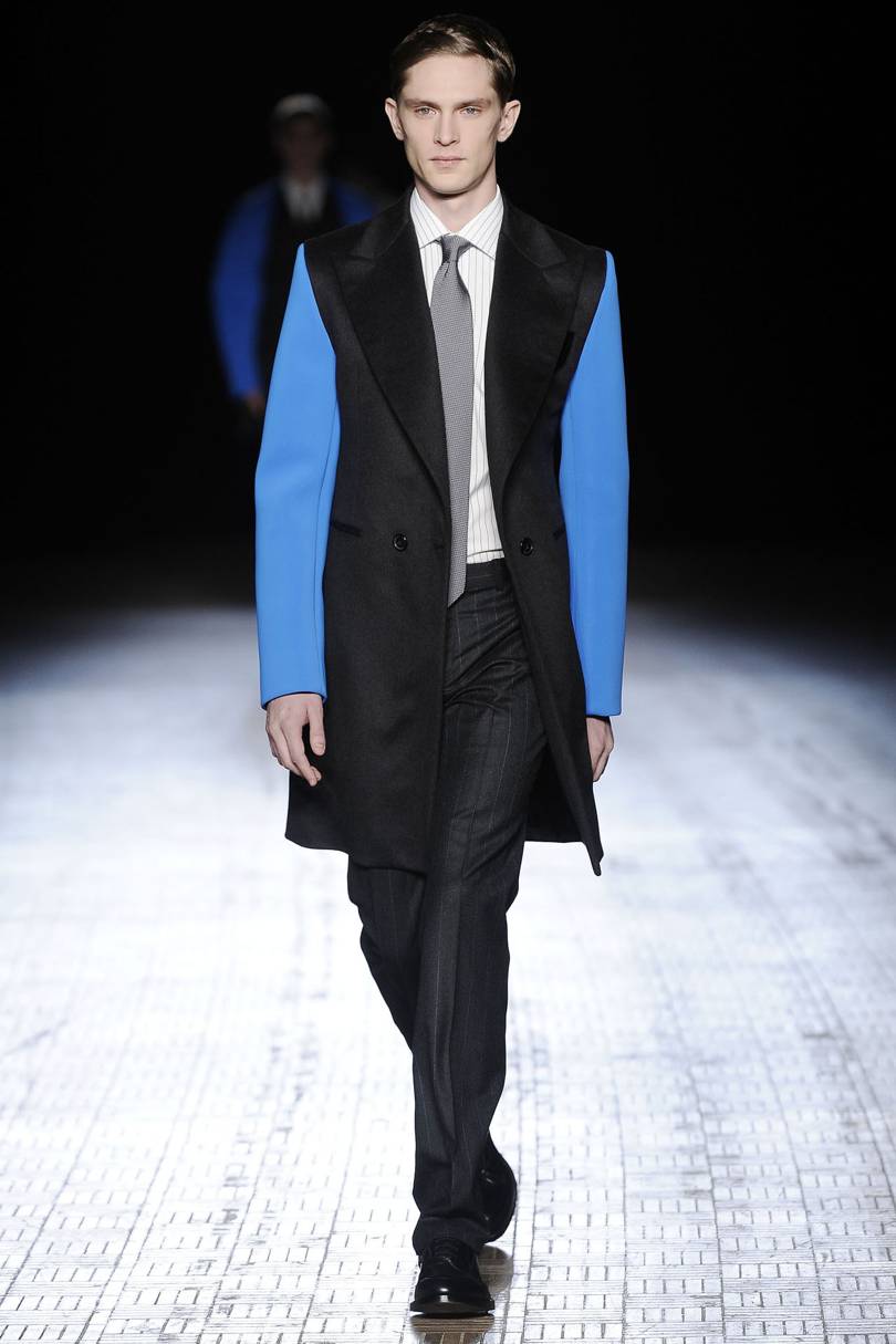 Raf Simons Blue Neoprene Sleeve Button-Up Shirt – PauméLosAngeles