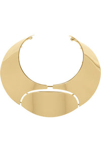 Lanvin Gold 'Oracle' Oversized Collar Choker Necklace SS2013