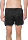 Vintage Black Silk Menswear Boxer Shorts