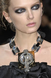Lanvin Crystal Dome Geometric Art Deco Runway Necklace Fall 2008