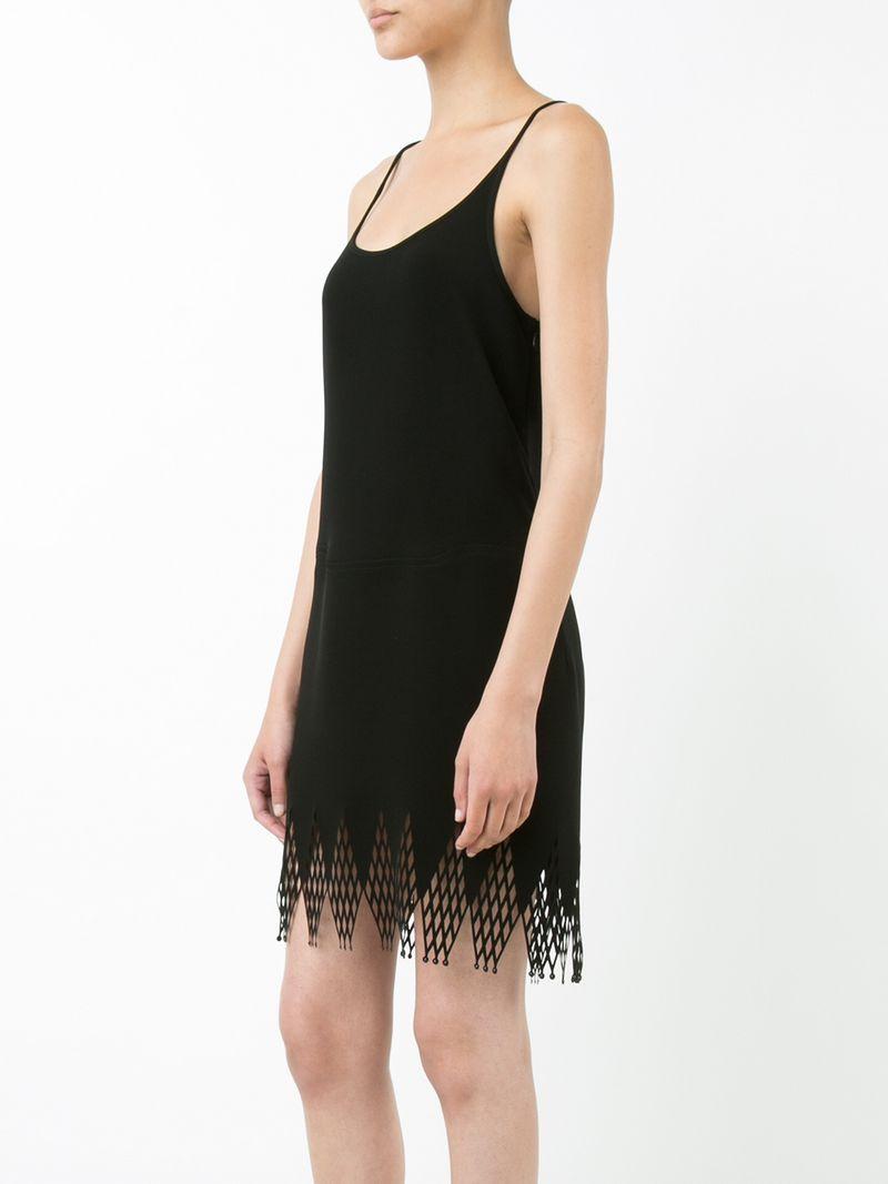 Paco Rabanne Little Black Dress with Fishnet Diamond Hem – PauméLosAngeles