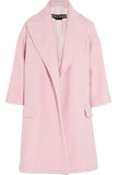 Rochas Pink Teddy Oversize Wrap Coat - BOUTIQUE PURCHASE PRICE