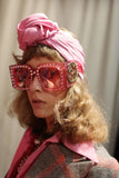 Gucci Pink "Hollywood Forever" Diamond Sunglasses