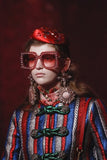 Gucci Pink "Hollywood Forever" Diamond Sunglasses