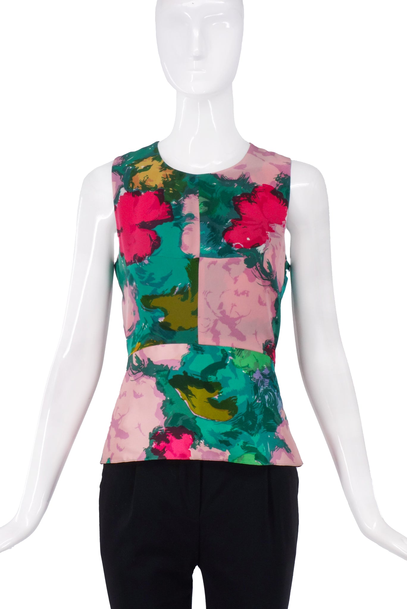 Balenciaga Floral Print Structured Top Spring Summer 2008 Collection PaumLosAngeles Balenciaga Floral Print Structured Top Spring Summer 2008 Collection PaumLosAngeles