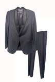 Vintage Black Satin Tuxedo Stripe Banana Republic Pants Suit