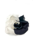 M&S Smallberg White and Black Silk Rose