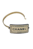 Chanel Ivory and Gold Mademoiselle ID Bracelet