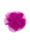 Chanel Silk Magenta Chiffon Camellia Broach