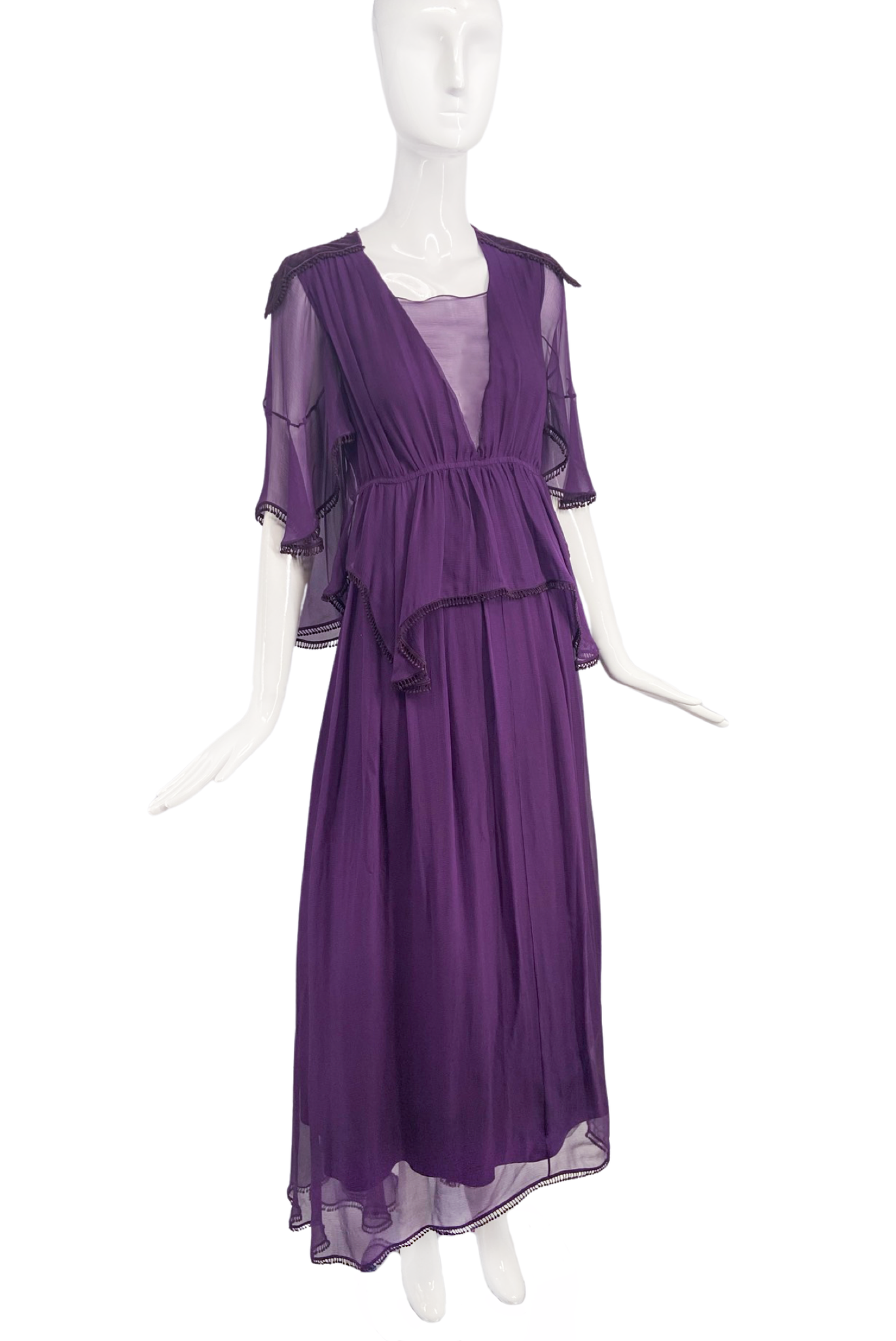 stevie nicks purple dress STEVIE NICKS DRESS Dreams Silk Fairy Dress Boho Hippie Gypsy Witchy Size xs to 5