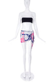 Christian Dior by John Galliano Logo Graffiti Wrap Skirt