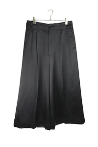 Comme des Garçons Black Satin Oversized Pants FW2004