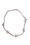 Dsquared2 Silver Chain Barb Wire Necklace