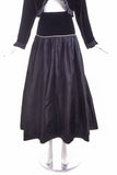 Saint Laurent Black "1976 Russian Collection" Skirt