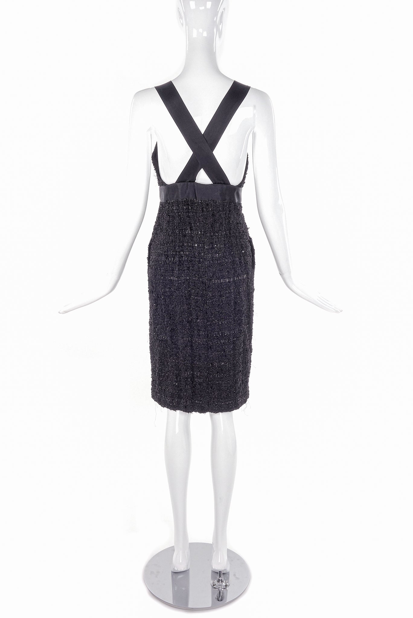 Chanel Classic Little Black Dress Lurex Boucle Dress Fall 2007 Runwa –  PauméLosAngeles