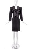Jacqueline de Ribes Black Tuxedo Dress - BOUTIQUE PURCHASE PRICE