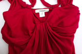 Vionnet Red Grecian Drape Multi Strap Harness Dress - BOUTIQUE PURCHASE PRICE
