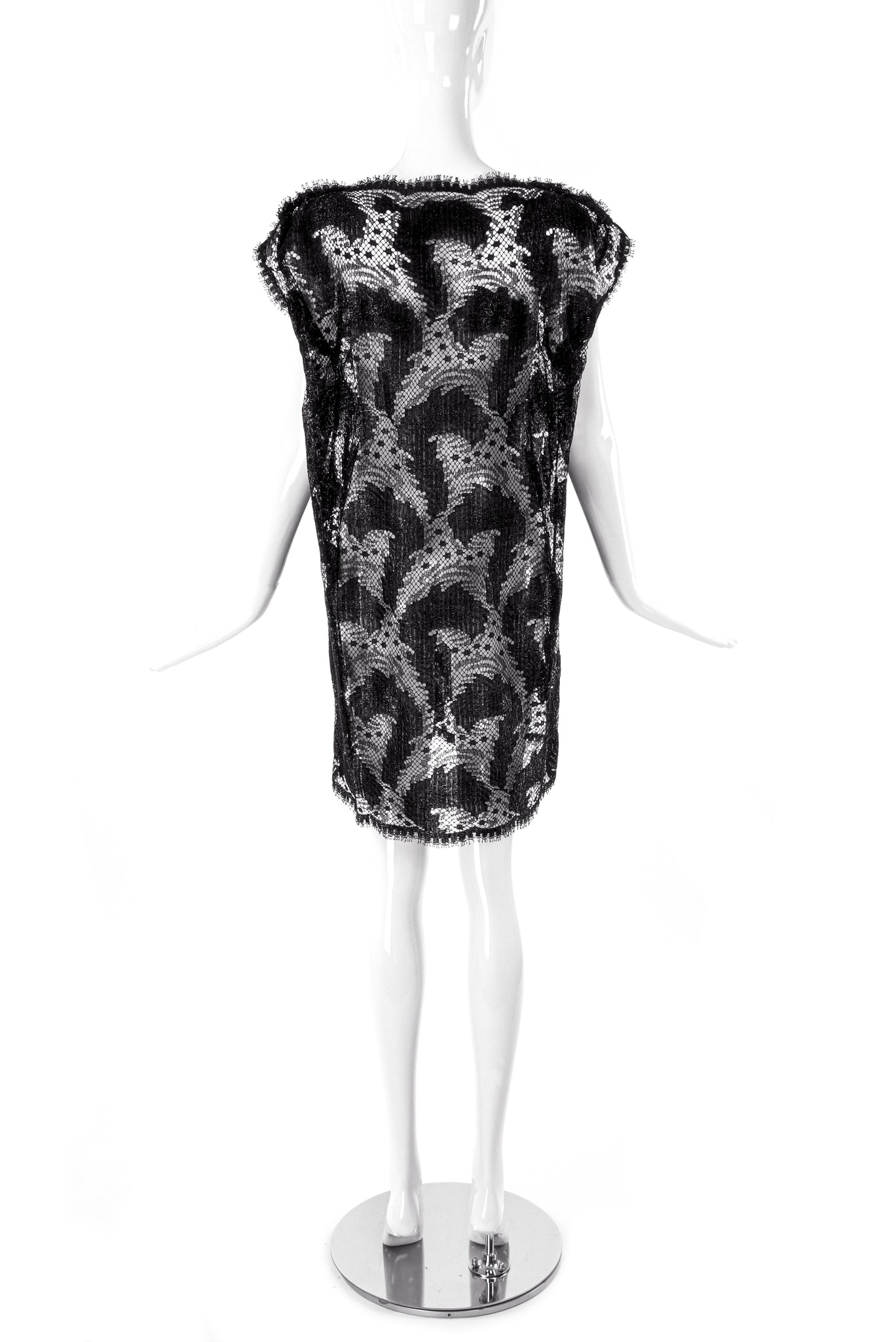 Valentino Vintage Black Sun, Moon & Stars Lace Mini Shift Dress PaumLosAngeles Valentino Vintage Black Sun, Moon & Stars Lace Mini Shift Dress PaumLosAngeles