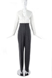 Yves Saint Laurent White Heart Shape Cut out Shirt - BOUTIQUE PURCHASE PRICE