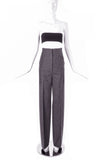 Yves Saint Laurent Grey Wool Fitted Menswear Trouser - BOUTIQUE PURCHASE PRICE