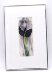 Georgia O'Keeffe Flower Print in Skinny 1970's Nielsen Metal Frame