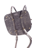 Lanvin Lizard Skin and Crystal Shield Bolo Necklace - BOUTIQUE PURCHASE PRICE