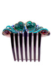Vintage Hair Comb with Multi Color Rhinestones - BOUTIQUE PURCHASE PRICE