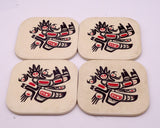 Vintage Melamine Totem Coasters